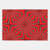 Feuille De Papier Cadeau Bold Circus Starburst Background (Devant)