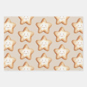 Feuille De Papier Cadeau Bon pain d'épices et Star Cookie (Devant 3)