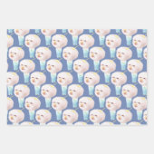 Feuille De Papier Cadeau Bonbons en coton (Devant)