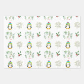 Feuille De Papier Cadeau Bonheur des Fêtes (Devant 2)