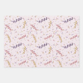 Feuille De Papier Cadeau Bonne année (Devant 3)