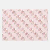 Feuille De Papier Cadeau Bonne fête des mères (Devant)