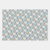 Feuille De Papier Cadeau Bonne Hanoukka (Devant 3)