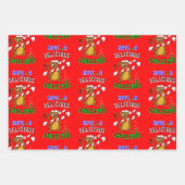 Feuille De Papier Cadeau Bonne Noël 25 Décembre Noël (Devant 2)