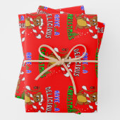 Feuille De Papier Cadeau Bonne Noël 25 Décembre Noël (En situation)