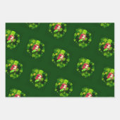 Feuille De Papier Cadeau Bonne Saint Patrick. (Devant 3)