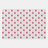 Feuille De Papier Cadeau Bonne Saint Valentin Raspberries Aquarelle (Devant 2)