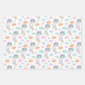 Feuille De Papier Cadeau Bons Easterbunnies et Balloons (Devant 3)