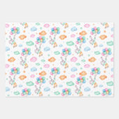 Feuille De Papier Cadeau Bons Easterbunnies et Balloons (Devant)
