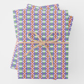 Feuille De Papier Cadeau Boogie Cinq Couleurs (En situation)