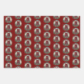 Feuille De Papier Cadeau Bookish Christmas wrapping gift paper (Devant 2)