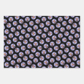 Feuille De Papier Cadeau Bordure Terrier Peinture mignonne Original Animal  (Devant 3)