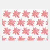 Feuille De Papier Cadeau Botanique de Noël vierge (Devant 2)