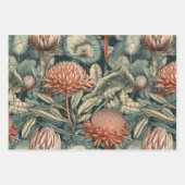 Feuille De Papier Cadeau Botanique vintage (Devant)