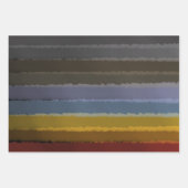 Feuille De Papier Cadeau Bouche D'Aquarelle Sale De Couleur Pop D'Art Abstr (Devant)