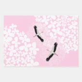 Feuille De Papier Cadeau Bouches et fleurs sauvages (Devant 2)