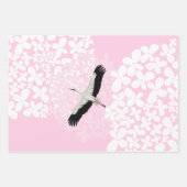 Feuille De Papier Cadeau Bouches et fleurs sauvages (Devant)