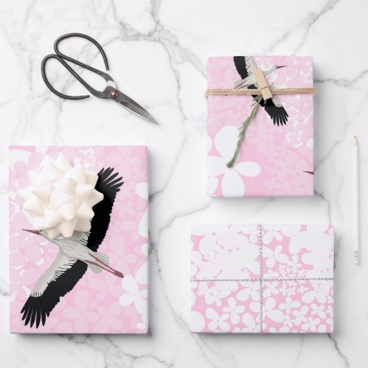 Feuille De Papier Cadeau Bouches et fleurs sauvages (Recto)