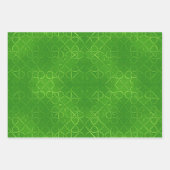 Feuille De Papier Cadeau Boucles de Limerick (Devant)
