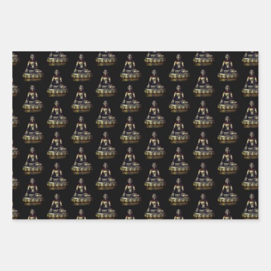 Feuille De Papier Cadeau Bouddha (Devant)