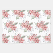 Feuille De Papier Cadeau Bougie de Noël et cloche (Devant 3)