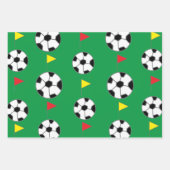 Feuille De Papier Cadeau Boule de football (Devant 2)