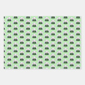 Feuille De Papier Cadeau Boule japonaise de riz Onigiri (Devant 3)