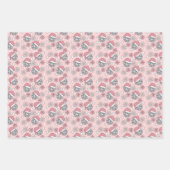 Feuille De Papier Cadeau Boules Disco de Noël (Devant)