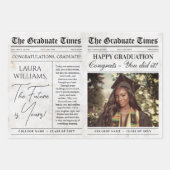 Feuille De Papier Cadeau Bouquet de fleurs de journaux à édition modifiable (Devant)