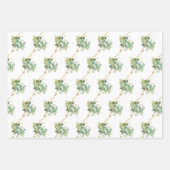 Feuille De Papier Cadeau Bouquets de jardin et tomates (Devant 3)