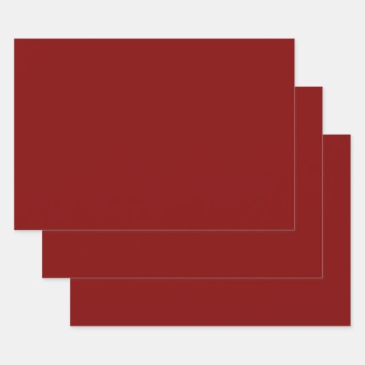 Feuille De Papier Cadeau Bourgogne (Lot)