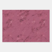 Feuille De Papier Cadeau Bourgogne Rouge Glitzy Parties scintillant (Devant 3)