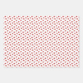 Feuille De Papier Cadeau Bouton de fin d'études rouge (Devant 3)