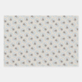 Feuille De Papier Cadeau Bouvier des Flandres Peinture Faune Brindle Dog Ar (Devant 2)