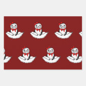 Feuille De Papier Cadeau Bow-tiful Seal – Christmas Edition (Devant 3)