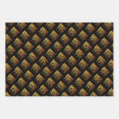 Feuille De Papier Cadeau Boxer Graphisme Word Art (Devant 3)