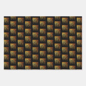 Feuille De Papier Cadeau Boxer Graphisme Word Art (Devant 2)