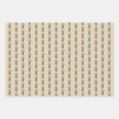 Feuille De Papier Cadeau Boxer Peinture - Cute Original Chien Art (Devant)