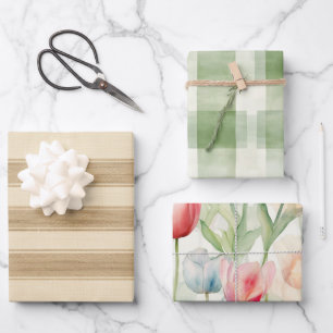 Feuille De Papier Cadeau Bracelets Western Farm Cream