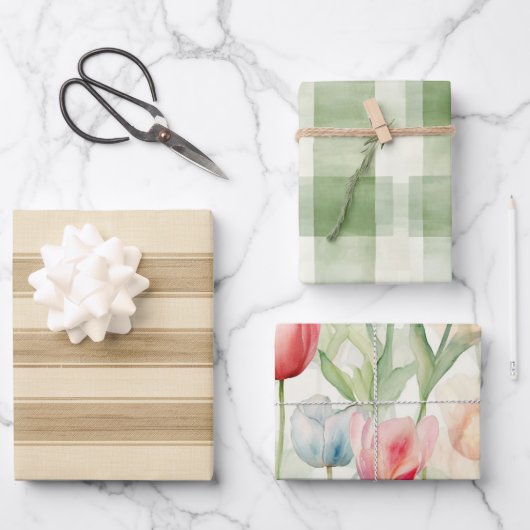 Feuille De Papier Cadeau Bracelets Western Farm Cream (Recto)