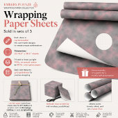 Feuille De Papier Cadeau Braises dans la brume