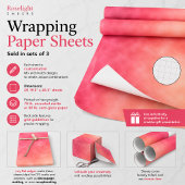 Feuille De Papier Cadeau Braises de Roselight