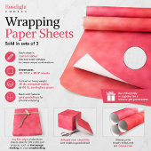 Feuille De Papier Cadeau Braises de Roselight