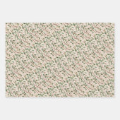 Feuille De Papier Cadeau Branches de verdure aquarelle (Devant 2)