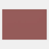 Feuille De Papier Cadeau Brandy (couleur solide) (Devant)