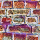 FEUILLE DE PAPIER CADEAU BRICK WALL