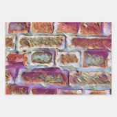 FEUILLE DE PAPIER CADEAU BRICK WALL (Devant)