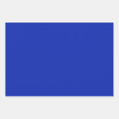 Feuille De Papier Cadeau Bright Shades of Blue & White Plaid (Devant 2)