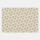 Feuille De Papier Cadeau Brittany Peinture Orange Roan Espagnol mignon Chie (Devant)