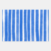 Feuille De Papier Cadeau Brochures Bleu Blanc Chic Hanoukka (Devant 3)